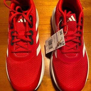 adidas runfalcon Kids Red and White Sneakers